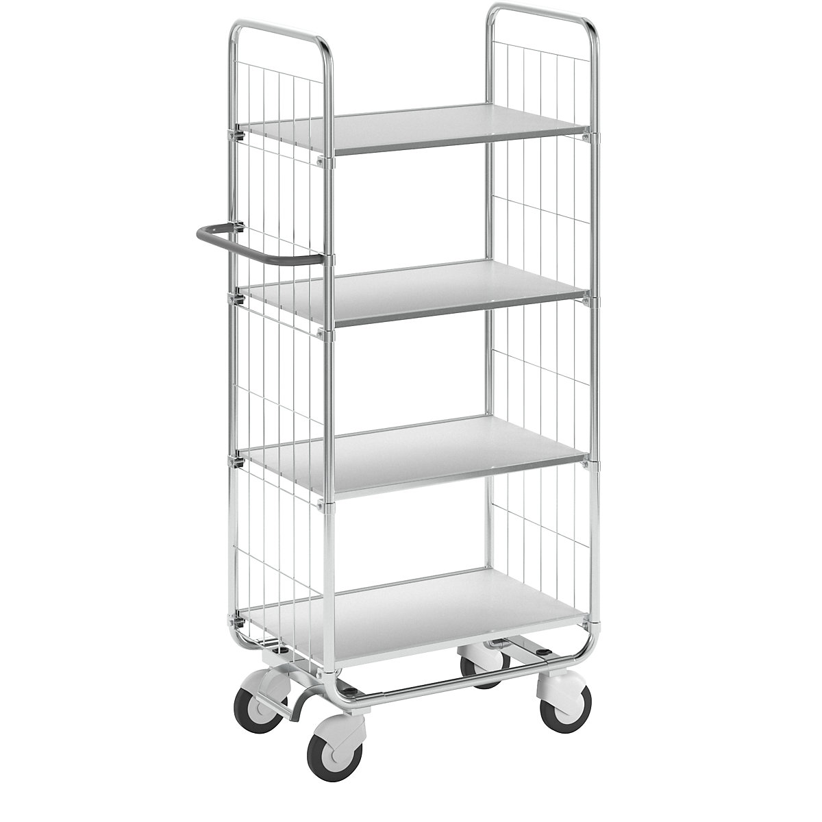 Chariot à tablettes galvanisé – Kongamek