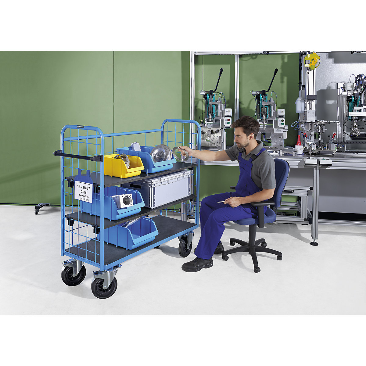 Chariot à tablettes – eurokraft pro (Illustration du produit 2)-1