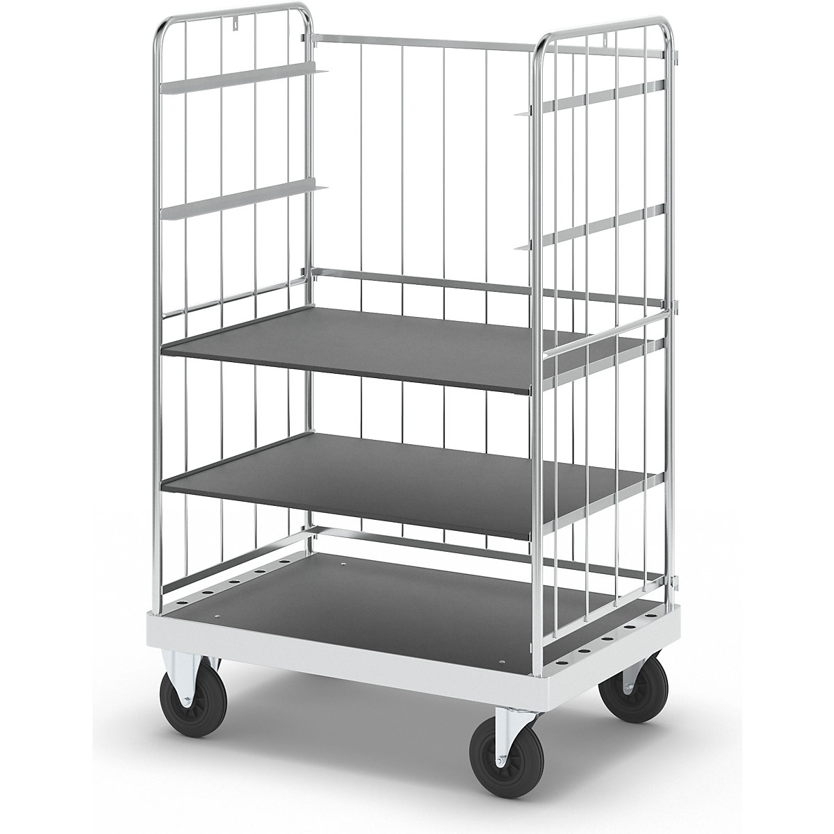 Multi-chariot à tablettes galvanisé – Kongamek (Illustration du produit 12)-11