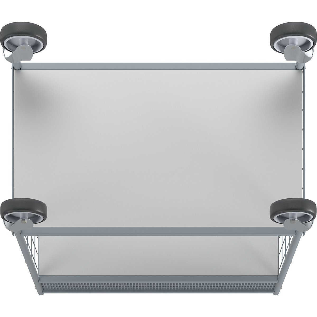 Chariot de bureau à tablettes, force 150 kg (Illustration du produit 8)-7