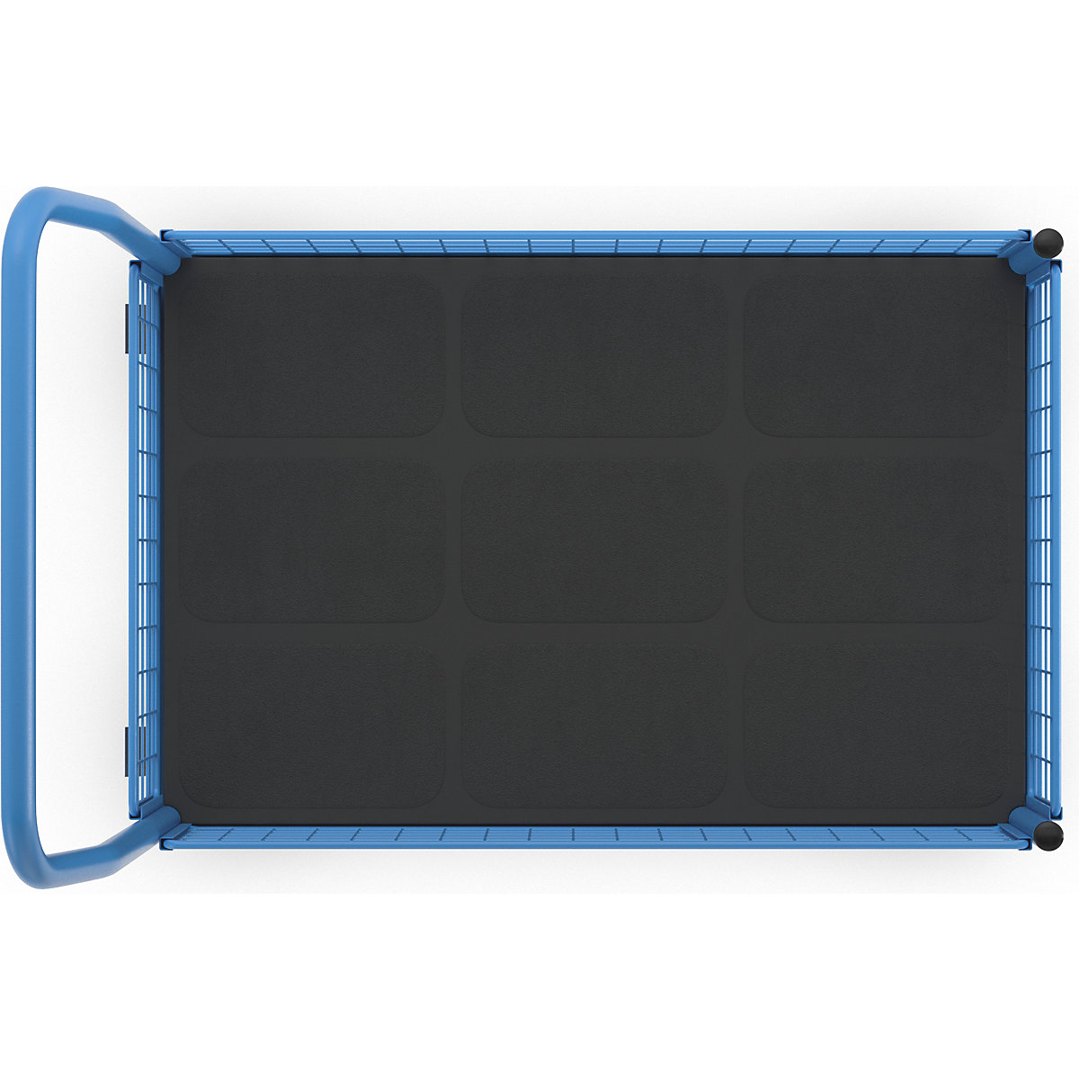 Chariot plate-forme à panneaux grillagés – eurokraft pro (Illustration du produit 8)-7