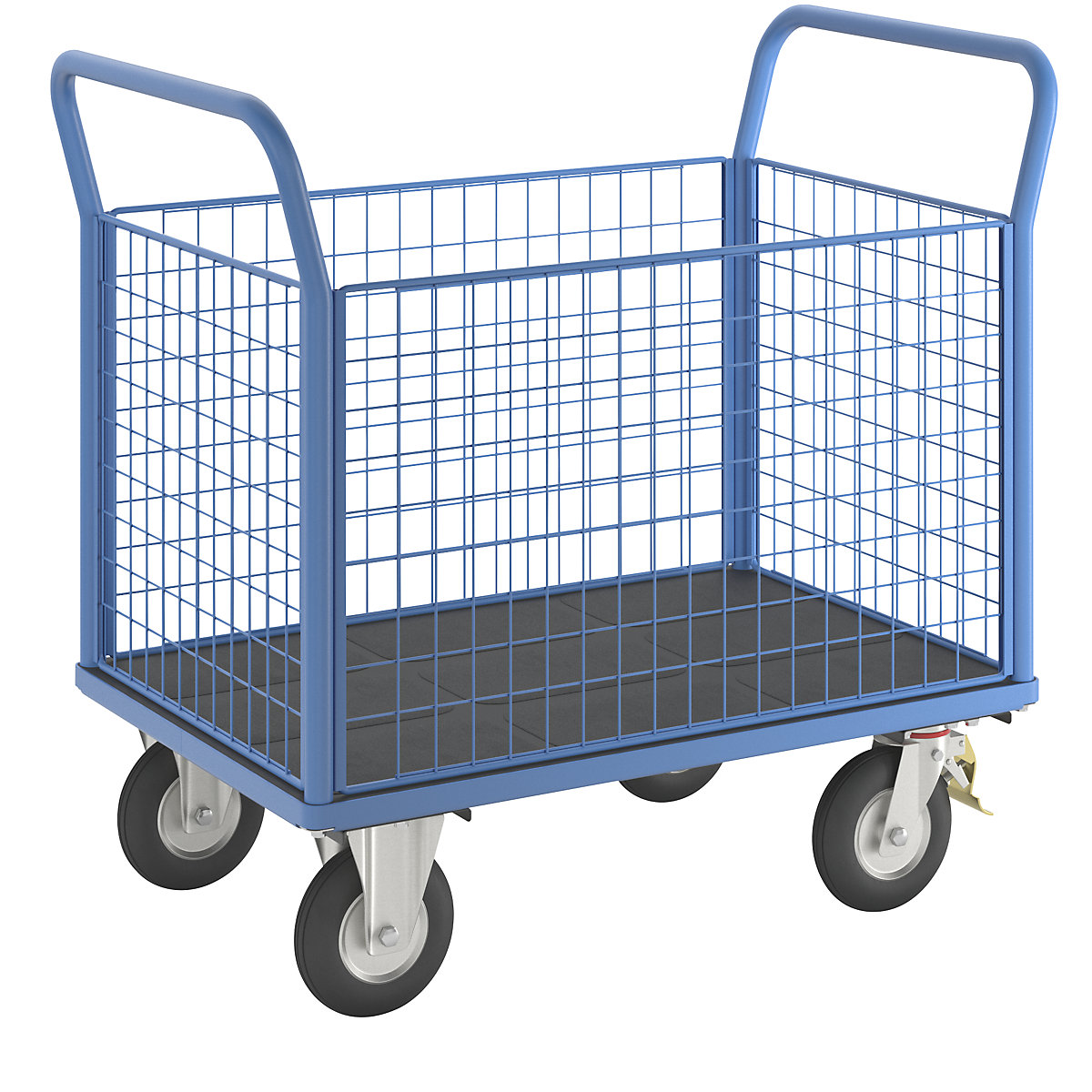 Chariot plate-forme à parois grillagées – eurokraft pro