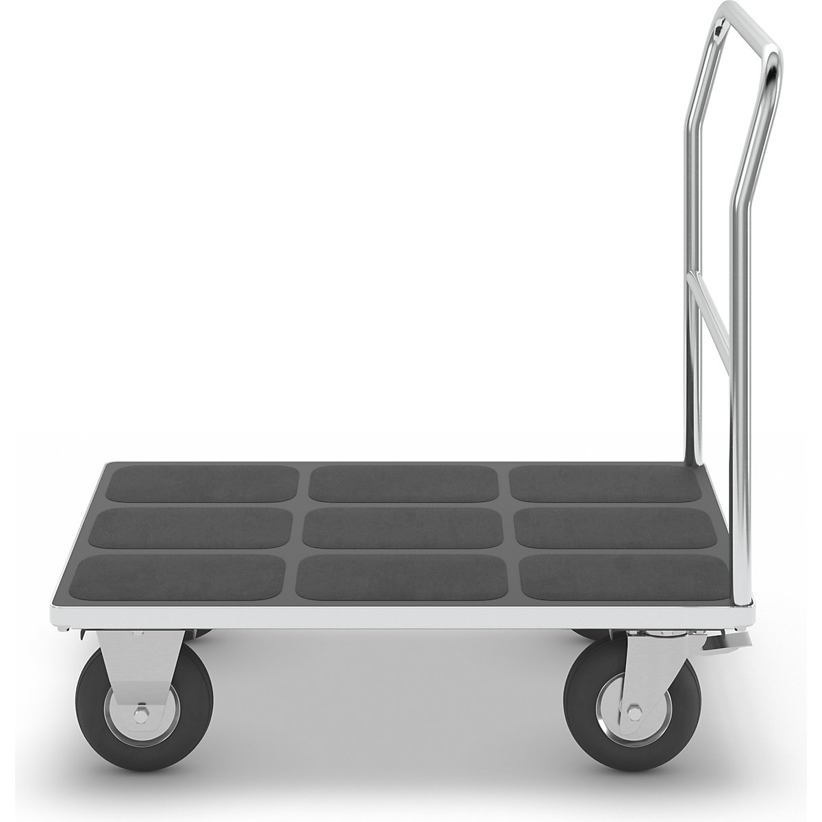 Chariot plate-forme à parois grillagées – eurokraft pro (Illustration du produit 2)-1