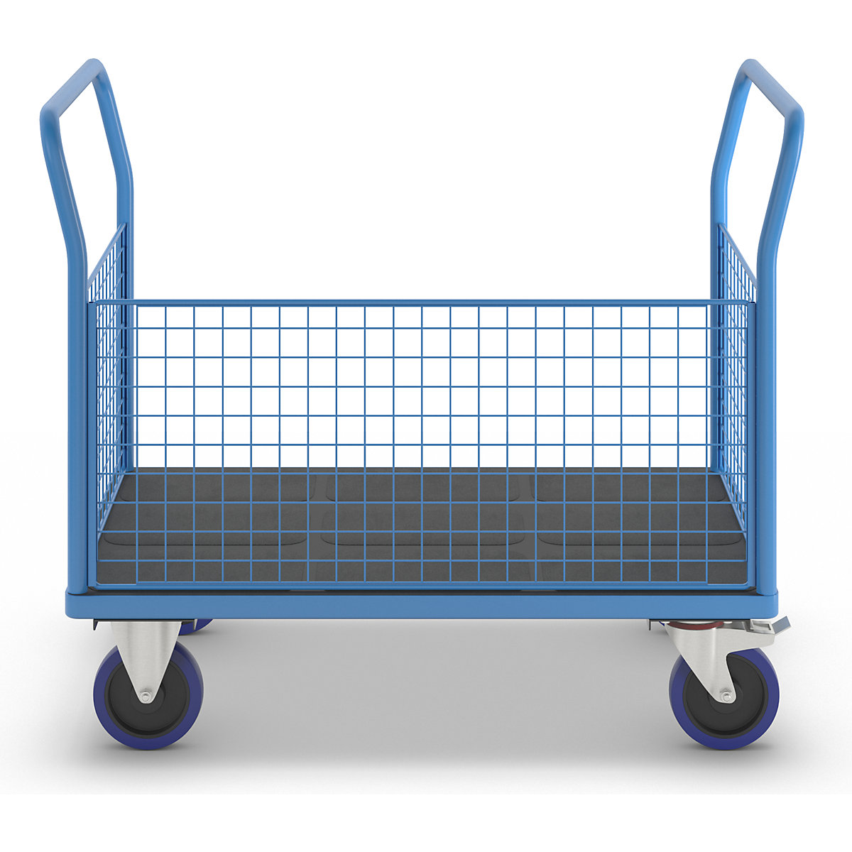 Chariot plate-forme à parois grillagées – eurokraft pro (Illustration du produit 7)-6
