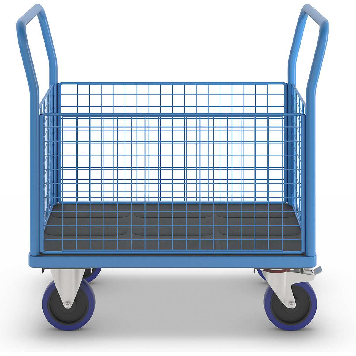Chariot plate-forme à parois grillagées – eurokraft pro (Illustration du produit 6)-5