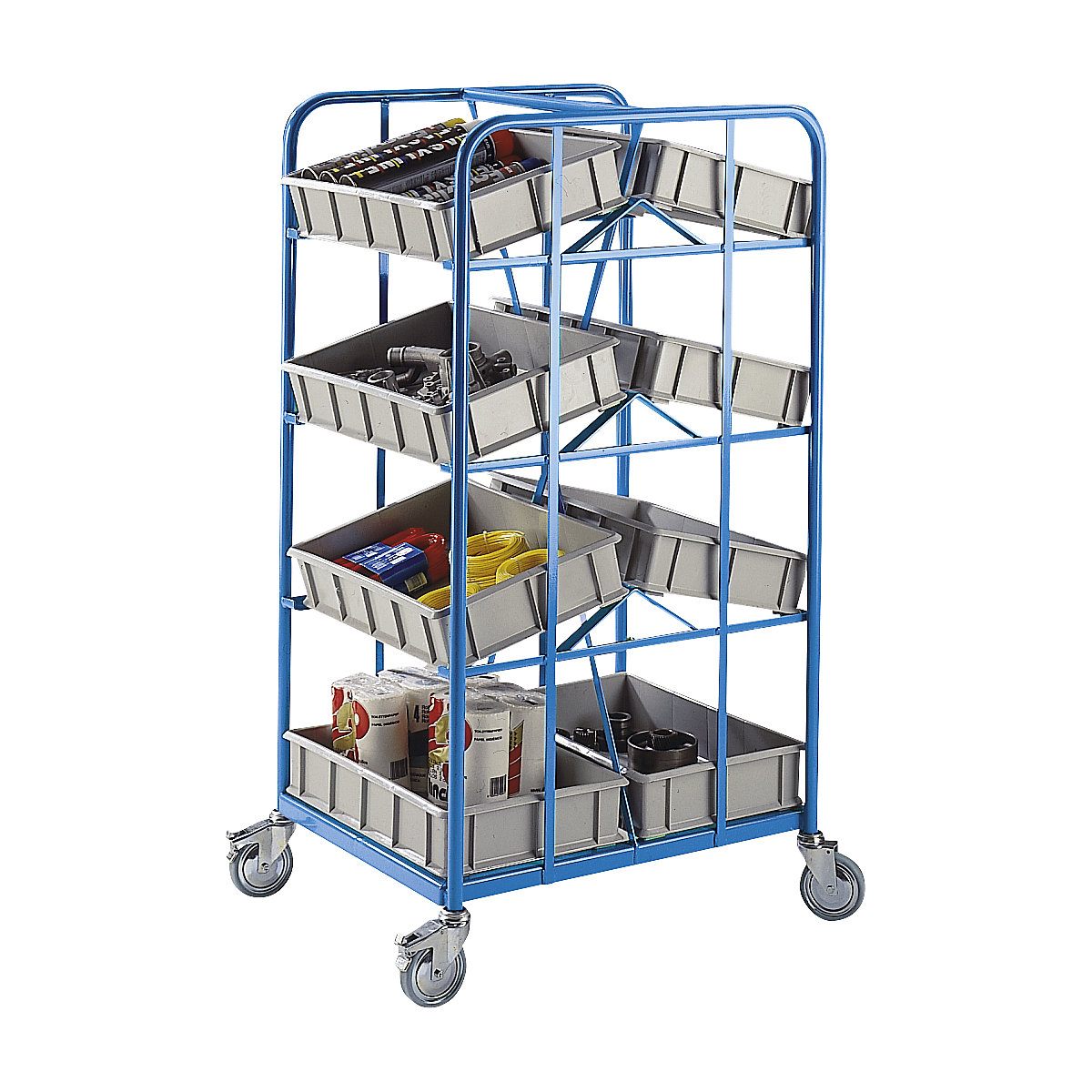 Chariot porte-bacs – eurokraft pro (Illustration du produit 2)-1