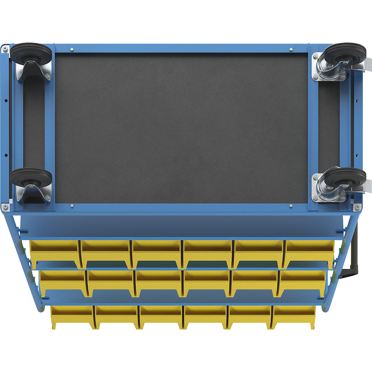 Chariot porte-bacs – eurokraft pro (Illustration du produit 6)-5