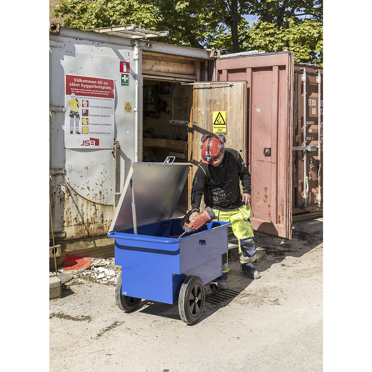 Servante d'atelier avec 2 barres de poussée – Kongamek (Illustration du produit 4)-3