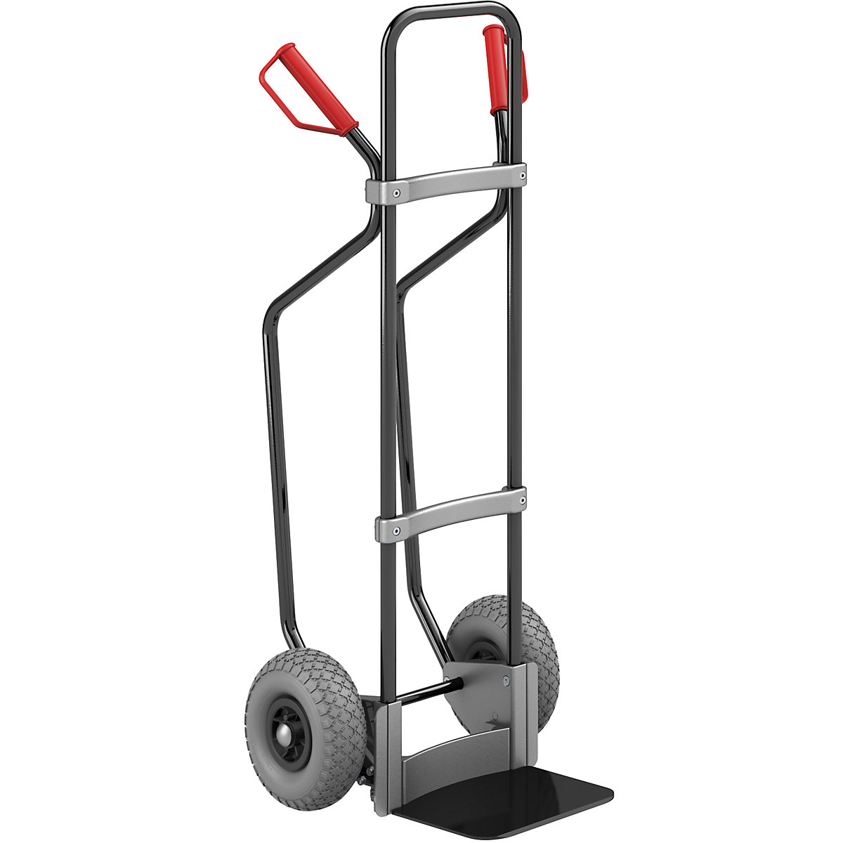 Diable avec semelles, noir – eurokraft pro