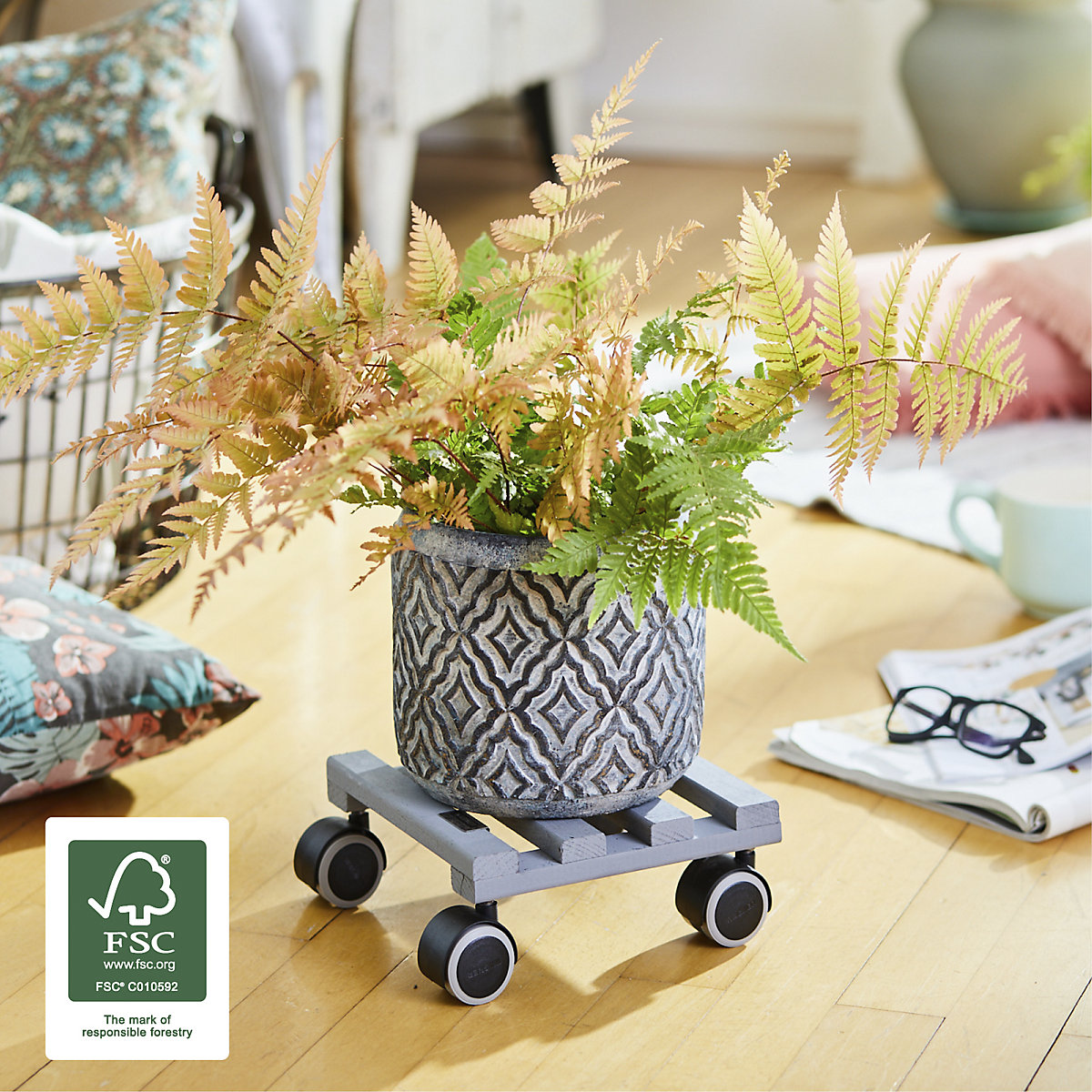 Plateau roulant pour plantes CREO – Wagner (Illustration du produit 3)-2