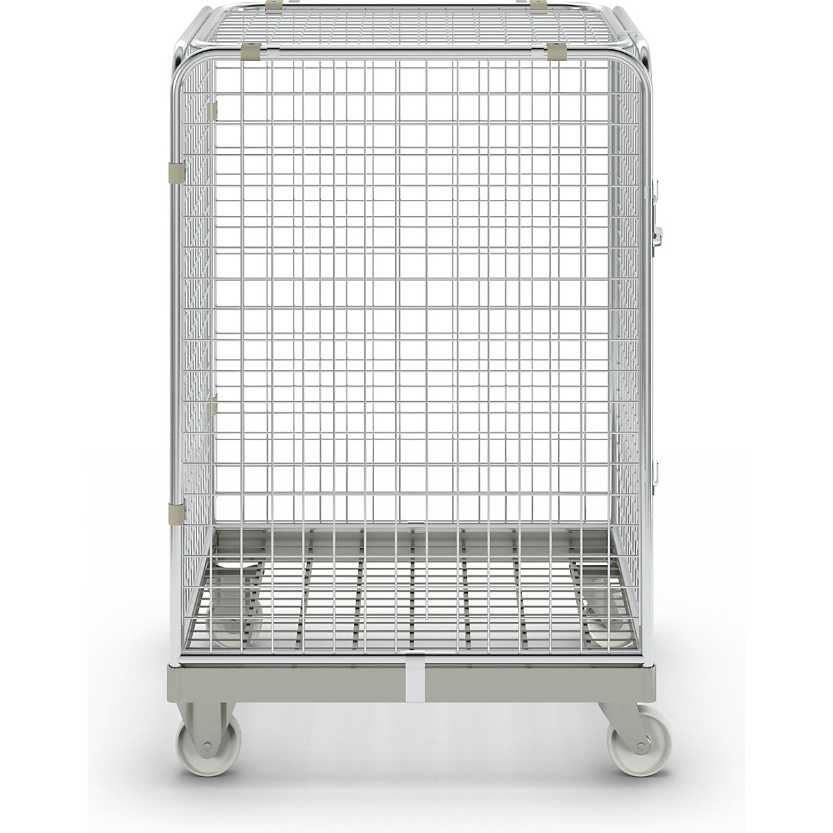 Conteneur antivol en acier avec socle roulant en acier (Illustration du produit 7)-6