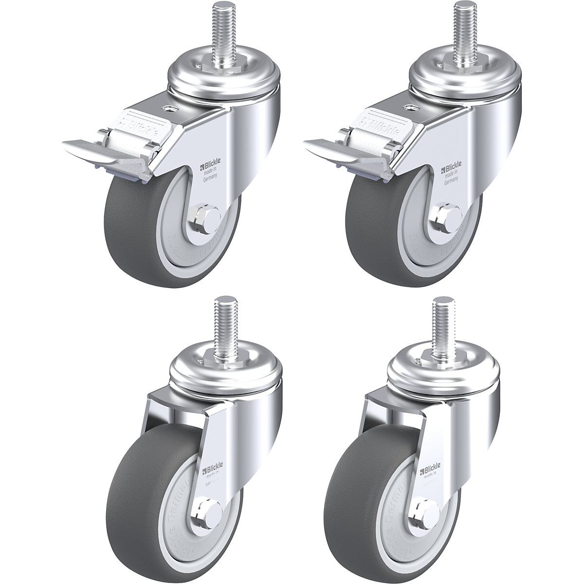 Kit de roulettes LKRA-PATH 80KF-GS12