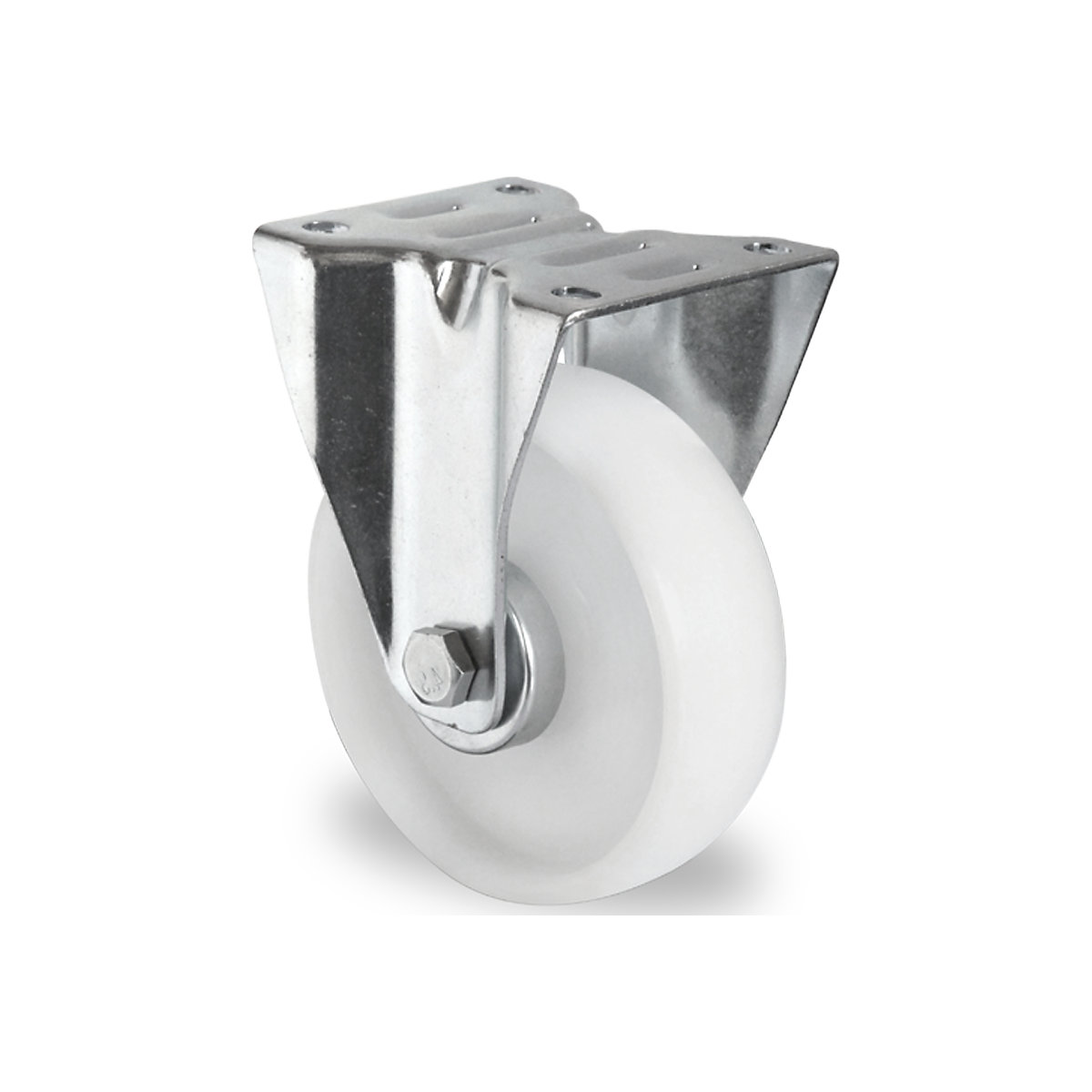 Roulette à bandage polyamide blanc - eurokraft basic