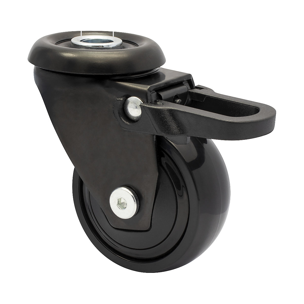 Roulette pivotante pour mobilier série 3C, avec dispositif de blocage – Wagner (Illustration du produit 2)-1