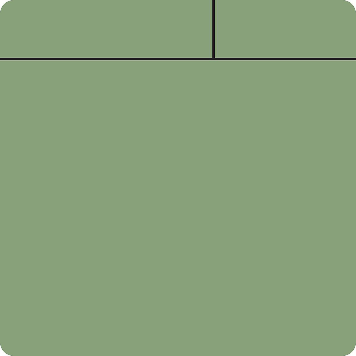 Notes adhésives, magnétiques, L x l 75 x 75 mm, lot de 10, vert-0