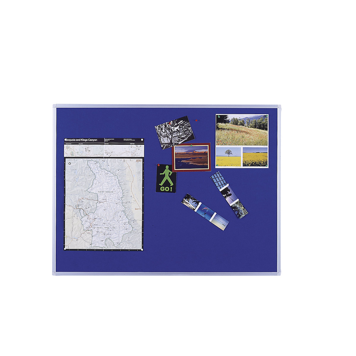 Tableau à épingler avec cadre en aluminium (Illustration du produit 2)-1