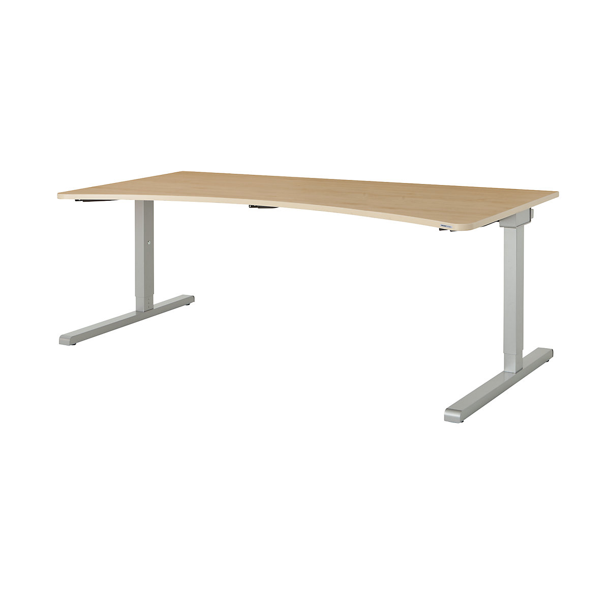 Stół o ergonomicznym kształcie, podstawa z ceownika - mauser