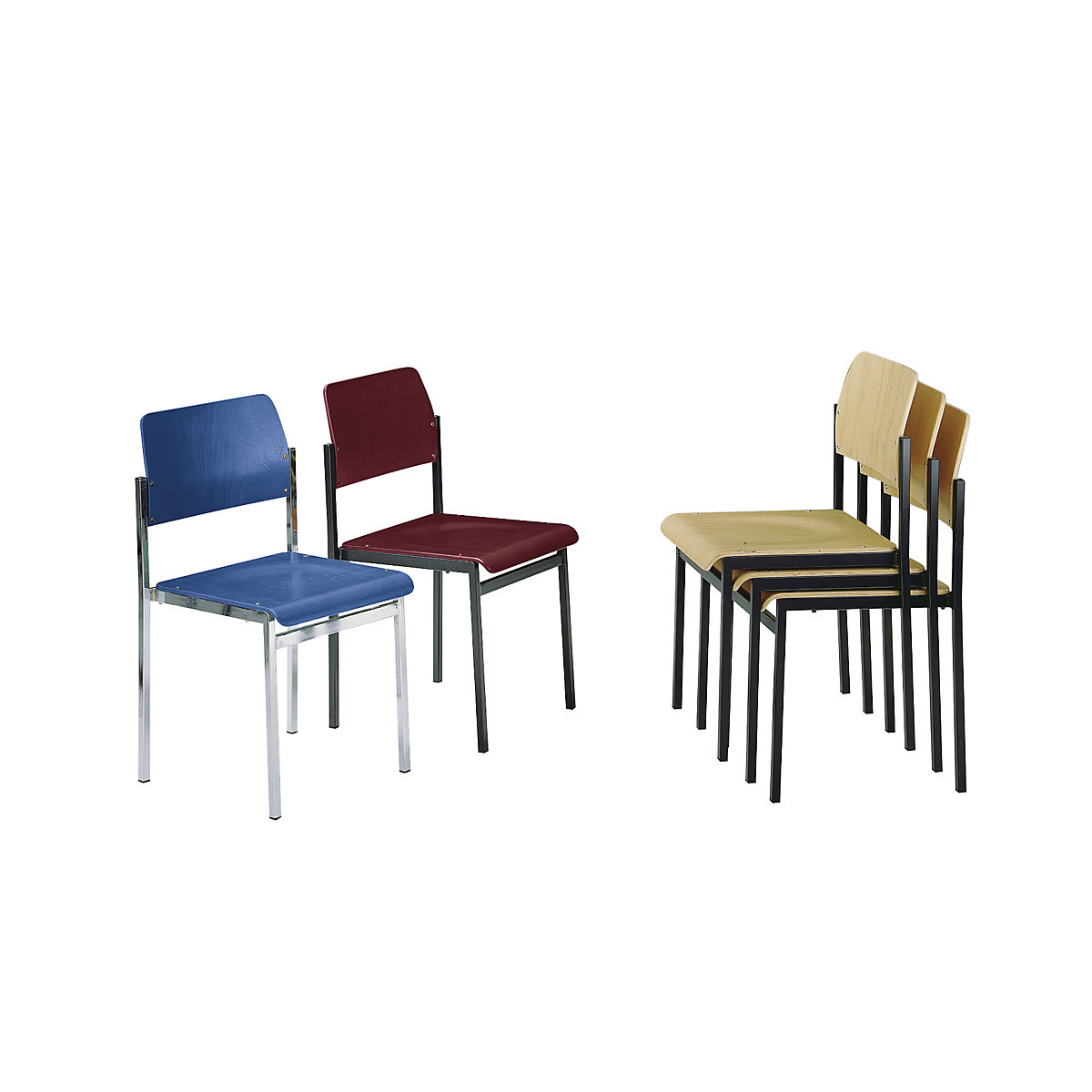 Krzesło do ustawiania w stos SUSAN (Zdjęcie produktu 2)-1