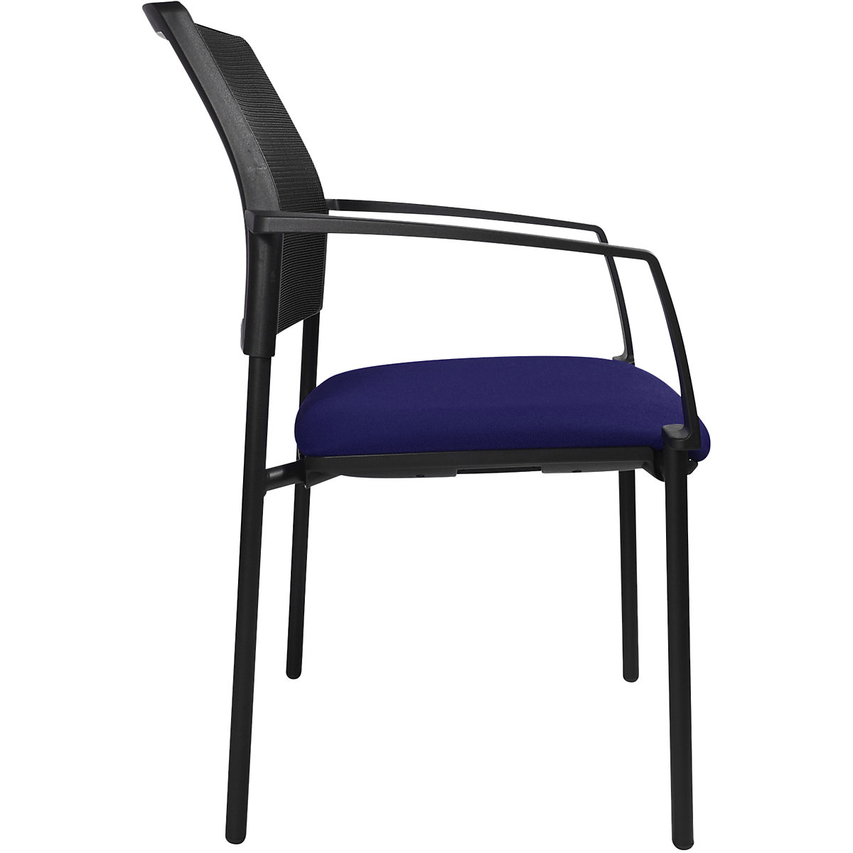 Krzesło do ustawiania w stos z oparciem z siateczki – Topstar (Zdjęcie produktu 2)-1