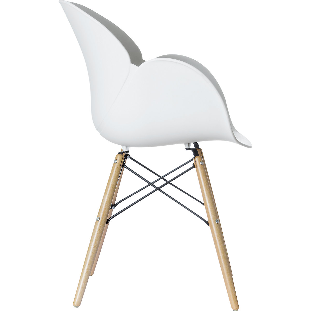 Krzesło z siedziskiem nieckowym KIWOOD (Zdjęcie produktu 2)-1