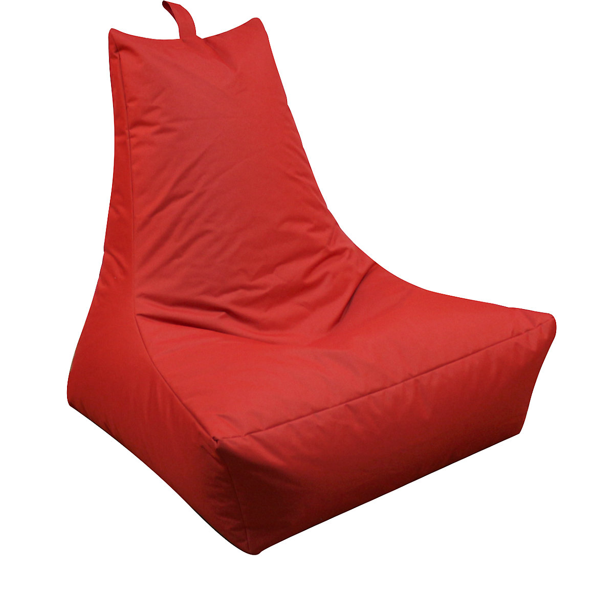 Pufa sako LOUNGE, wys. x szer. x głęb. 900 x 1000 x 800 mm, czerwona-0