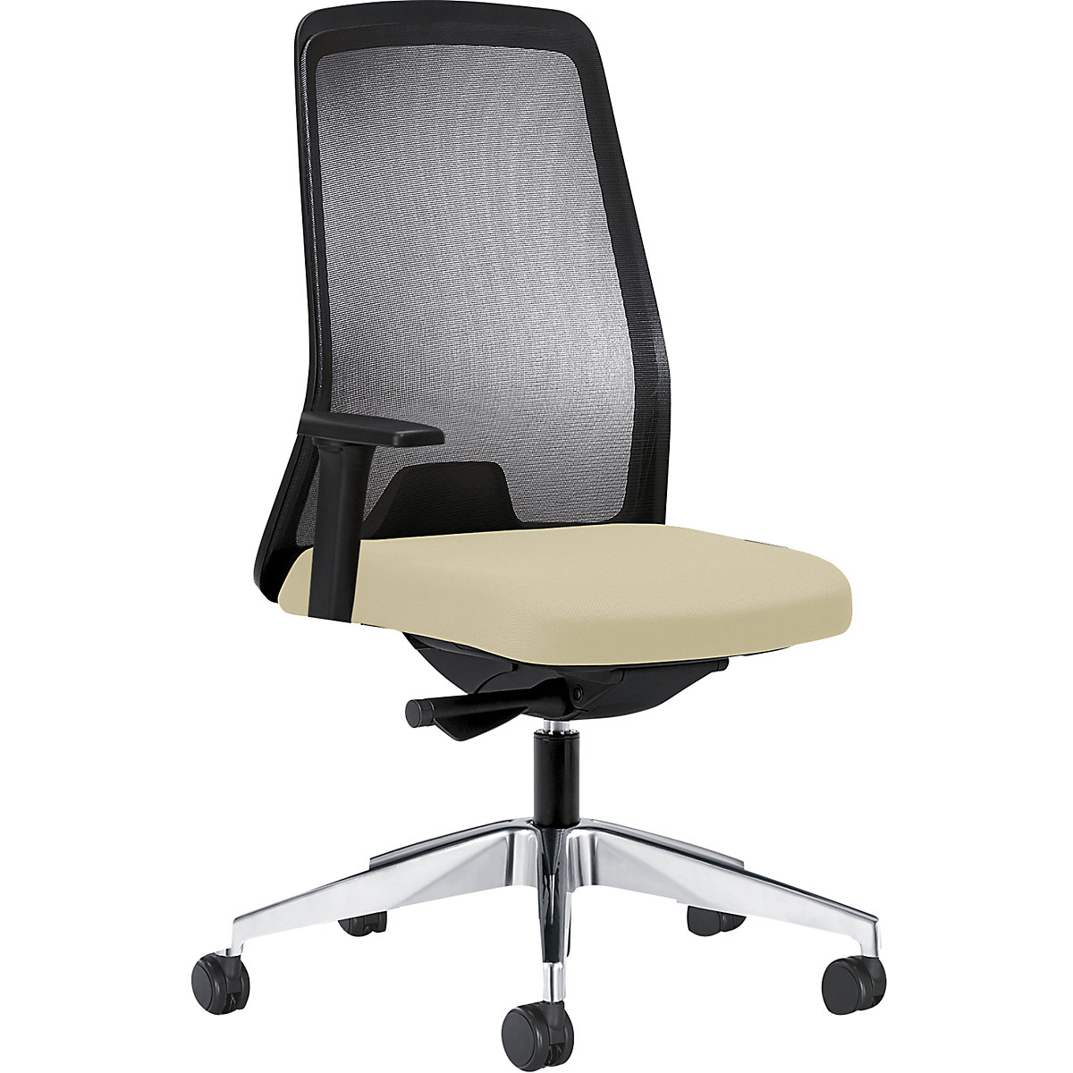 Krzesło obrotowe dla operatora EVERY, oparcie Chillback, białe – interstuhl (Zdjęcie produktu 3)-2