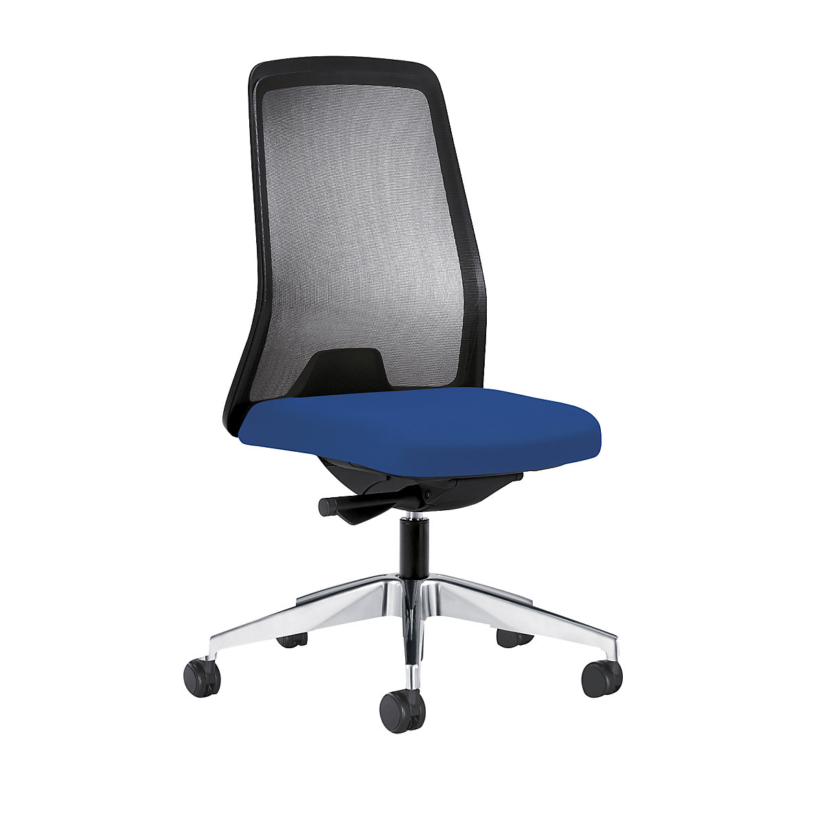 Krzesło obrotowe dla operatora EVERY, oparcie siatkowe, czarne – interstuhl (Zdjęcie produktu 2)-1