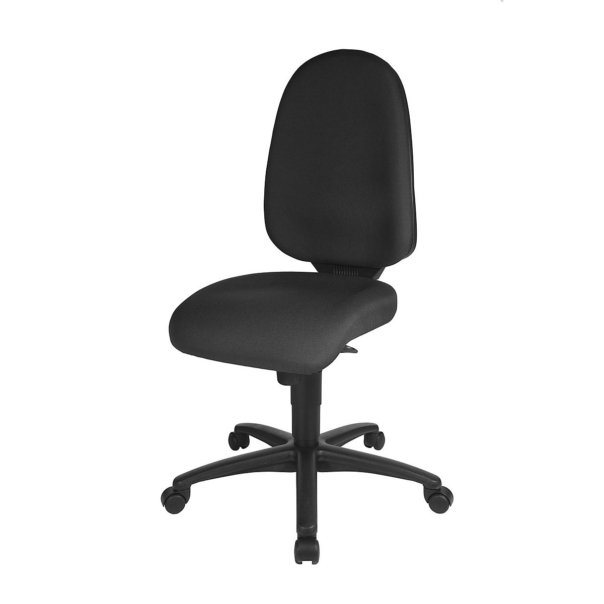 Krzesło obrotowe z podporą lędźwi, mechanizm synchroniczny, siedzisko z podporą lędźwi - Topstar