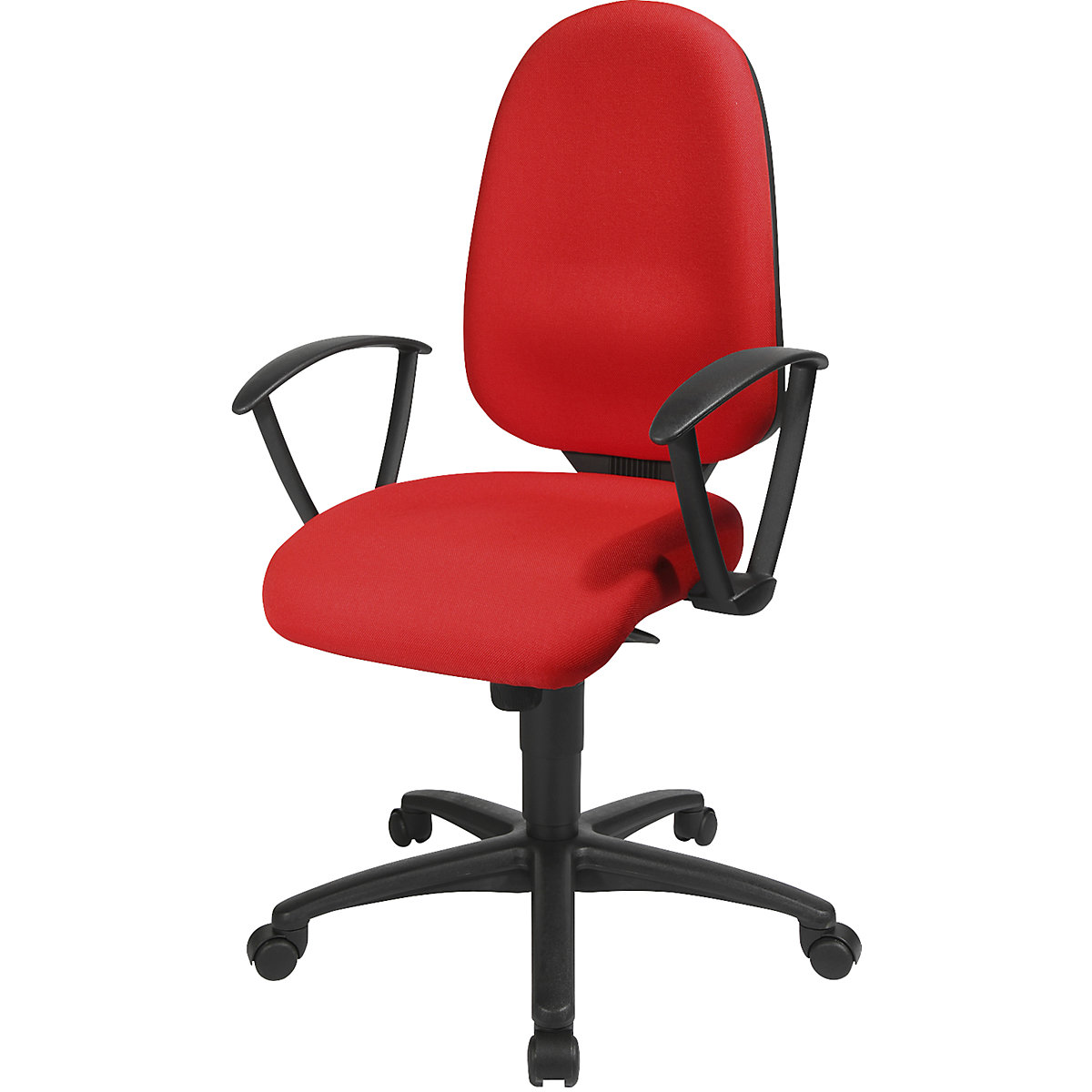 Krzesło obrotowe z podporą lędźwi, mechanizm synchroniczny, siedzisko z podporą lędźwi – Topstar (Zdjęcie produktu 10)-9