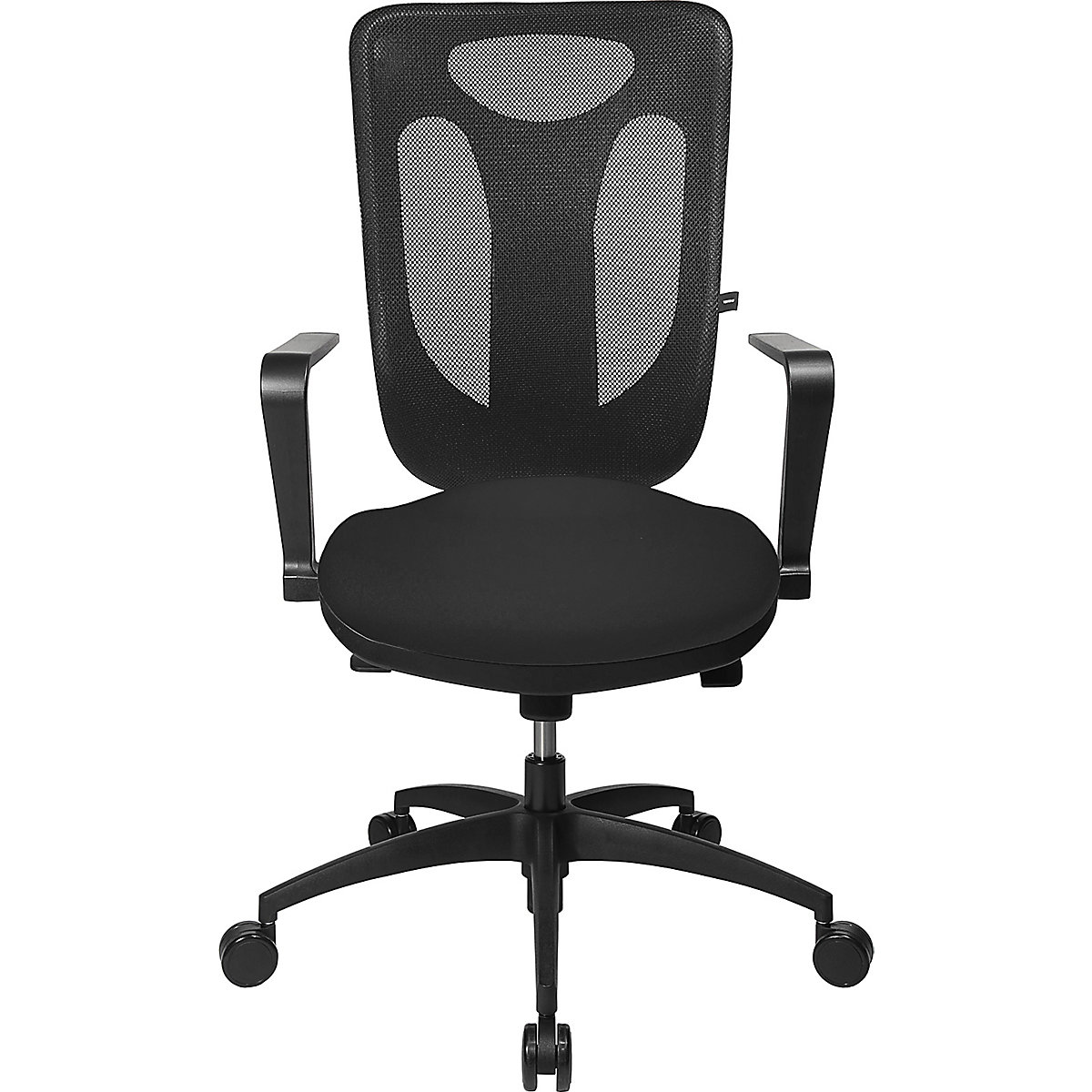 Krzesło obrotowe z podporą lędźwi, mechanizm synchroniczny, siedzisko z podporą lędźwi – Topstar (Zdjęcie produktu 4)-3