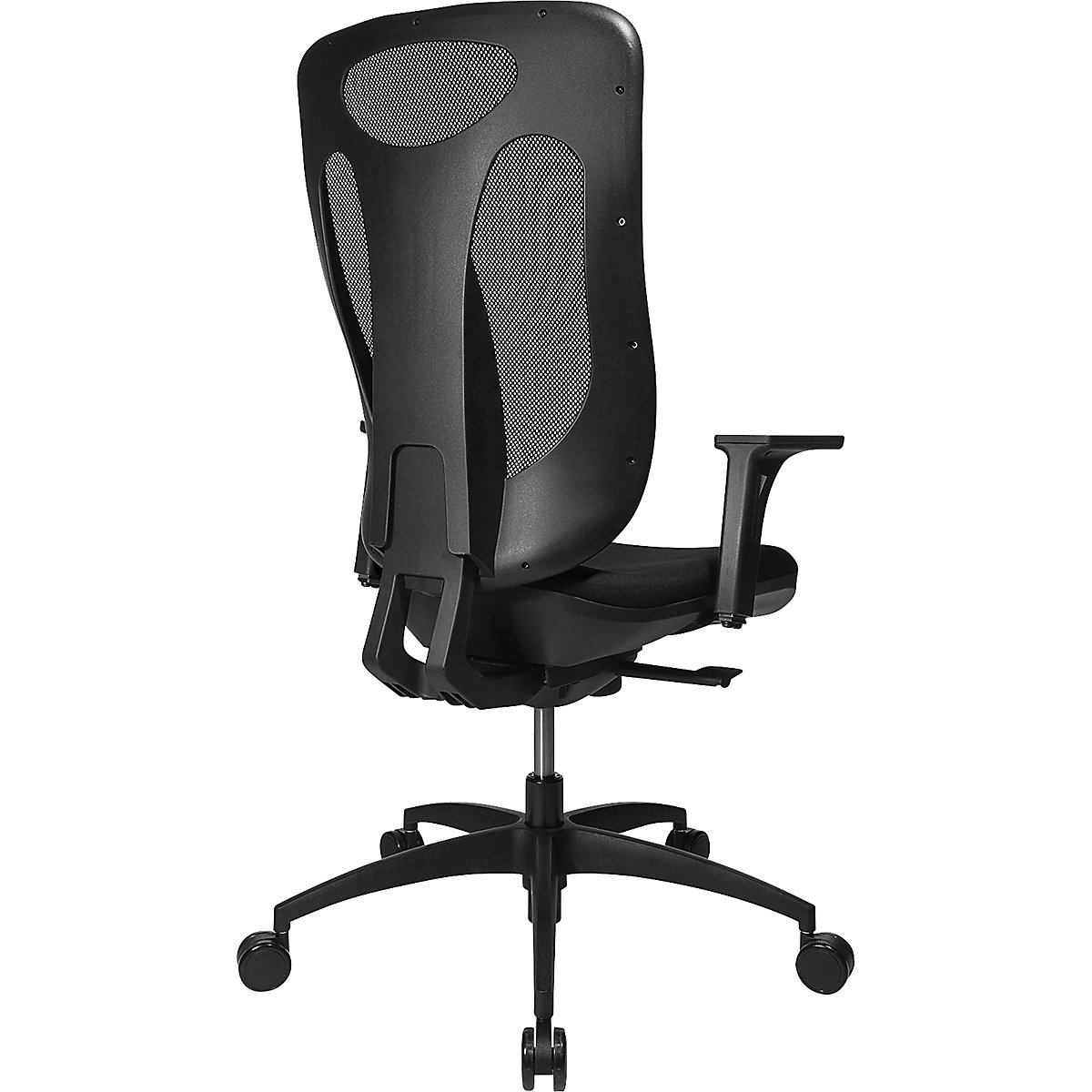 Krzesło obrotowe z podporą lędźwi, mechanizm synchroniczny, siedzisko z podporą lędźwi – Topstar (Zdjęcie produktu 8)-7