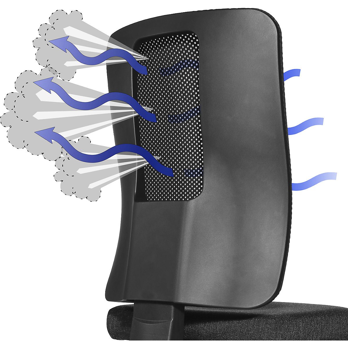 Obrotowe krzesło biurowe V2 – eurokraft pro (Zdjęcie produktu 6)-5