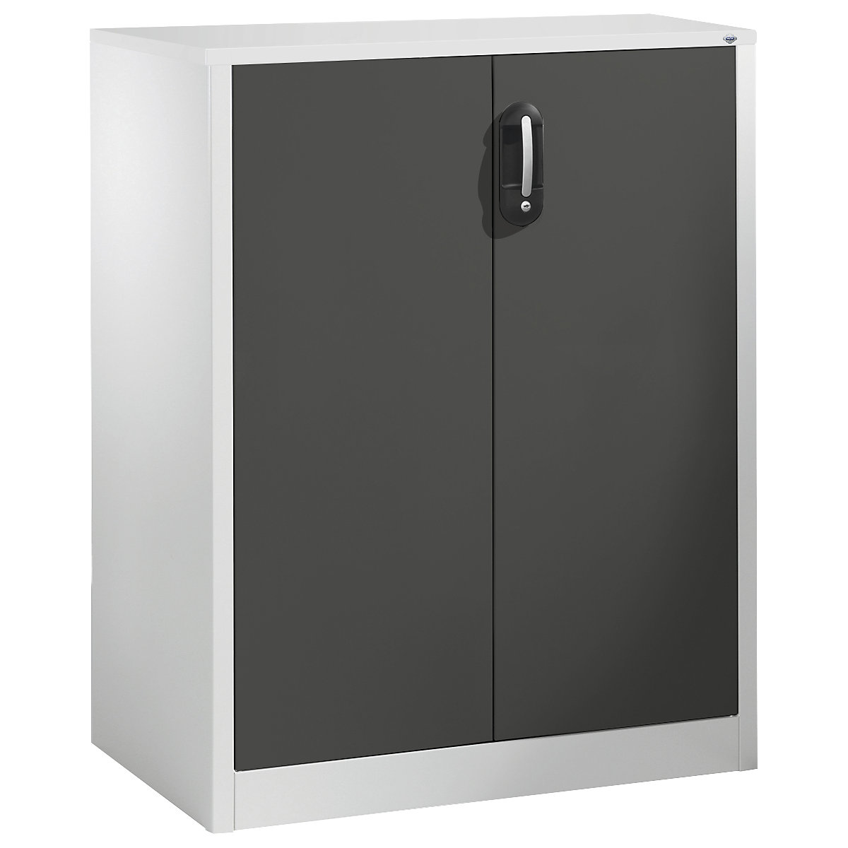 Szafka boczna na dokumenty ACURADO – C+P, 3 wys. segregatora, wys. x szer. x głęb. 1200 x 930 x 500 mm, jasnoszary / szary-0