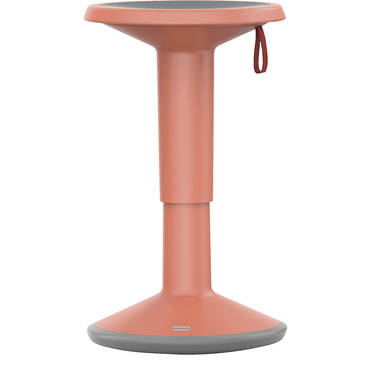 Taboret multi UP – interstuhl, regulacja wysokości w zakresie 450 – 630 mm, łososiowo-pomarańczowy-0
