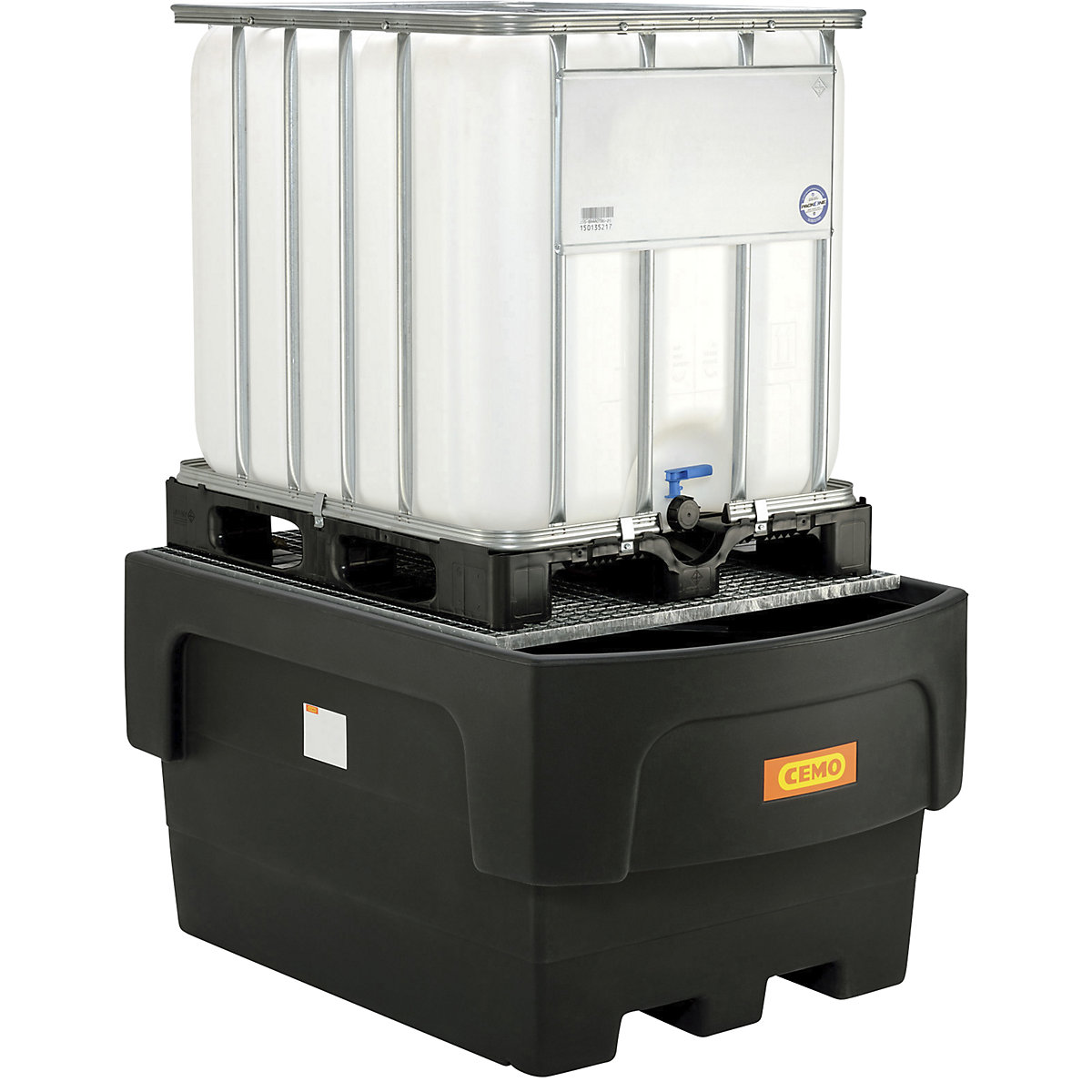 Cubeta colectora de PE para contenedores depósito IBC/KTC – CEMO (Imagen del producto 2)-1