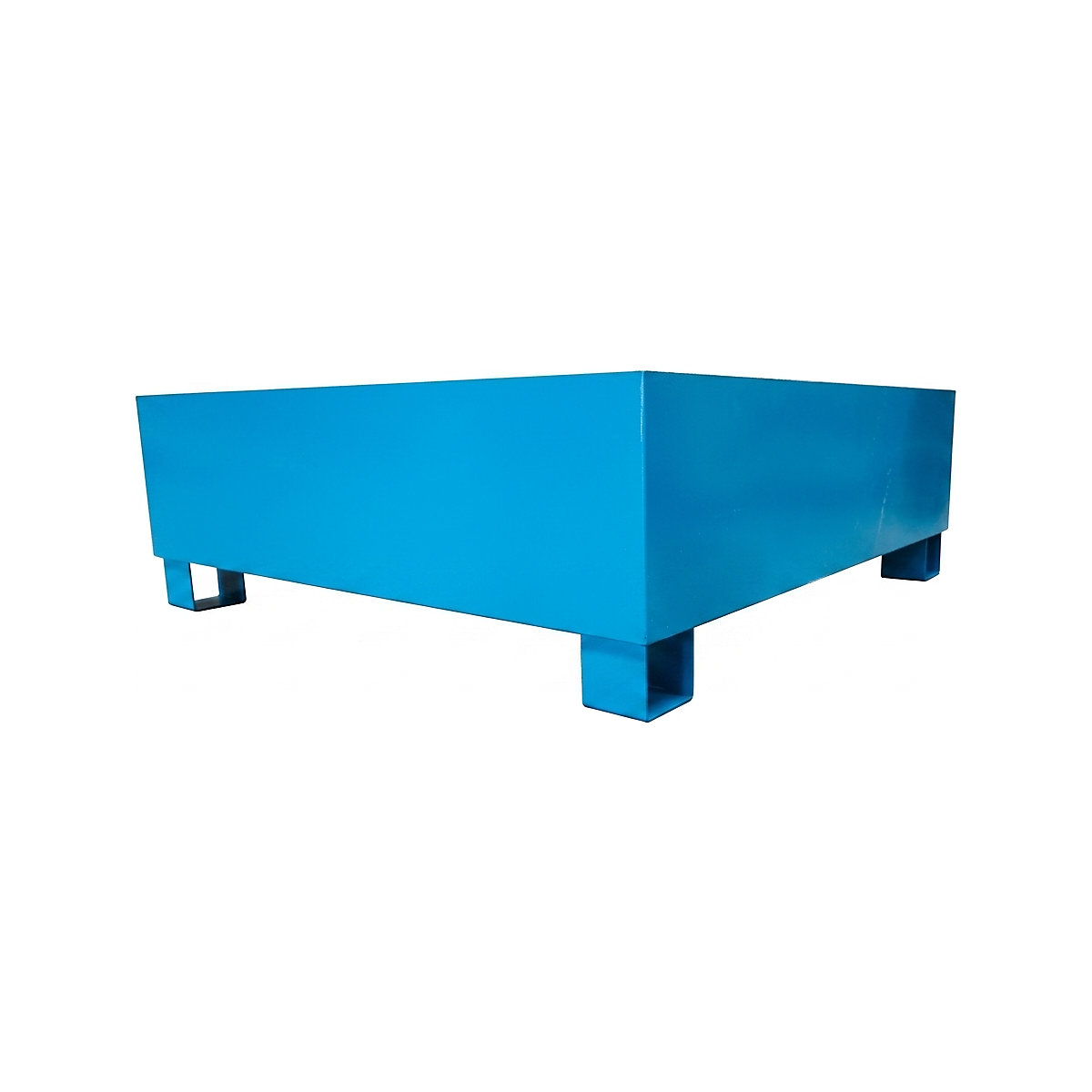 Cubeta colectora de acero para bidones de 200 l – eurokraft basic (Imagen del producto 3)-2