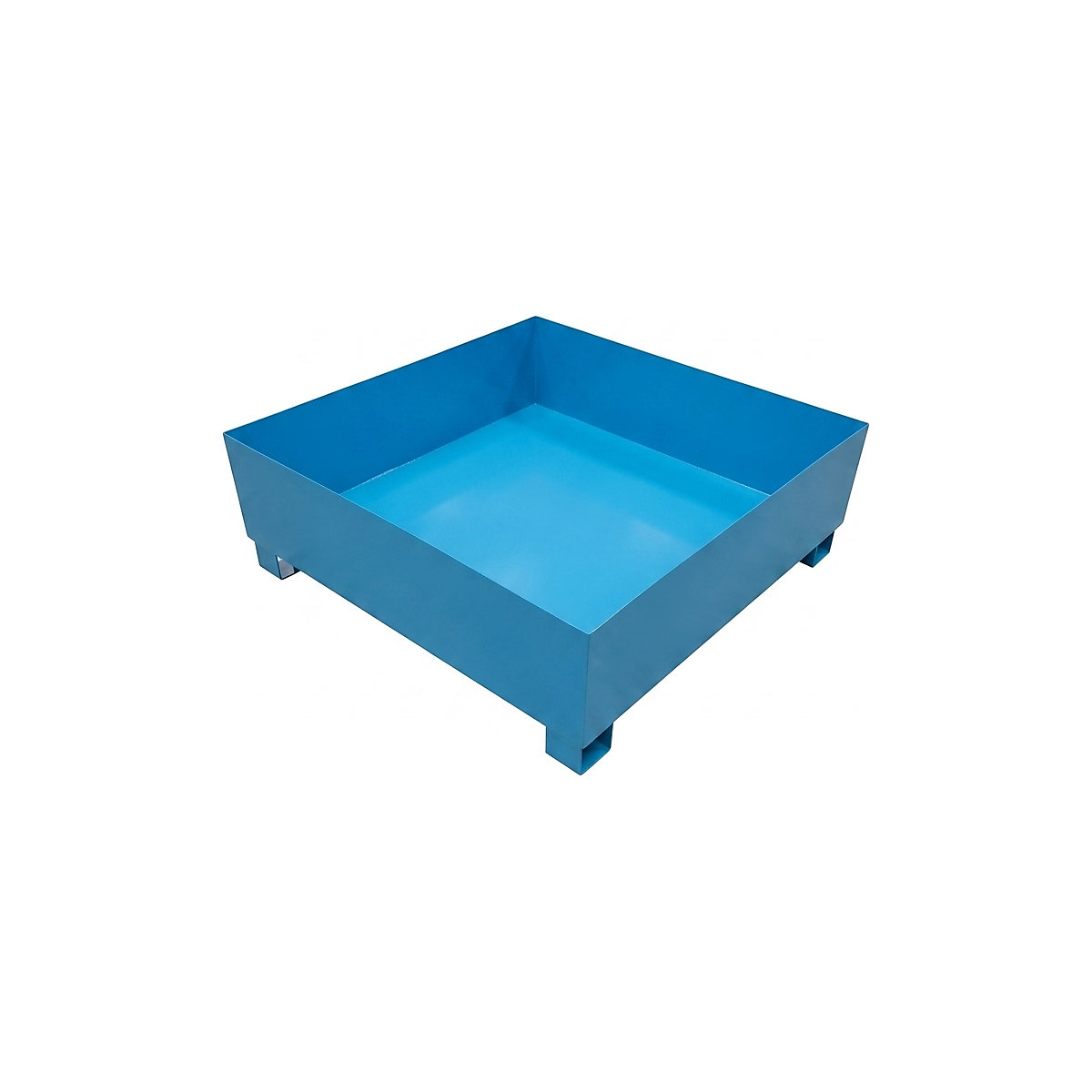 Cubeta colectora de acero para bidones de 200 l – eurokraft basic (Imagen del producto 4)-3