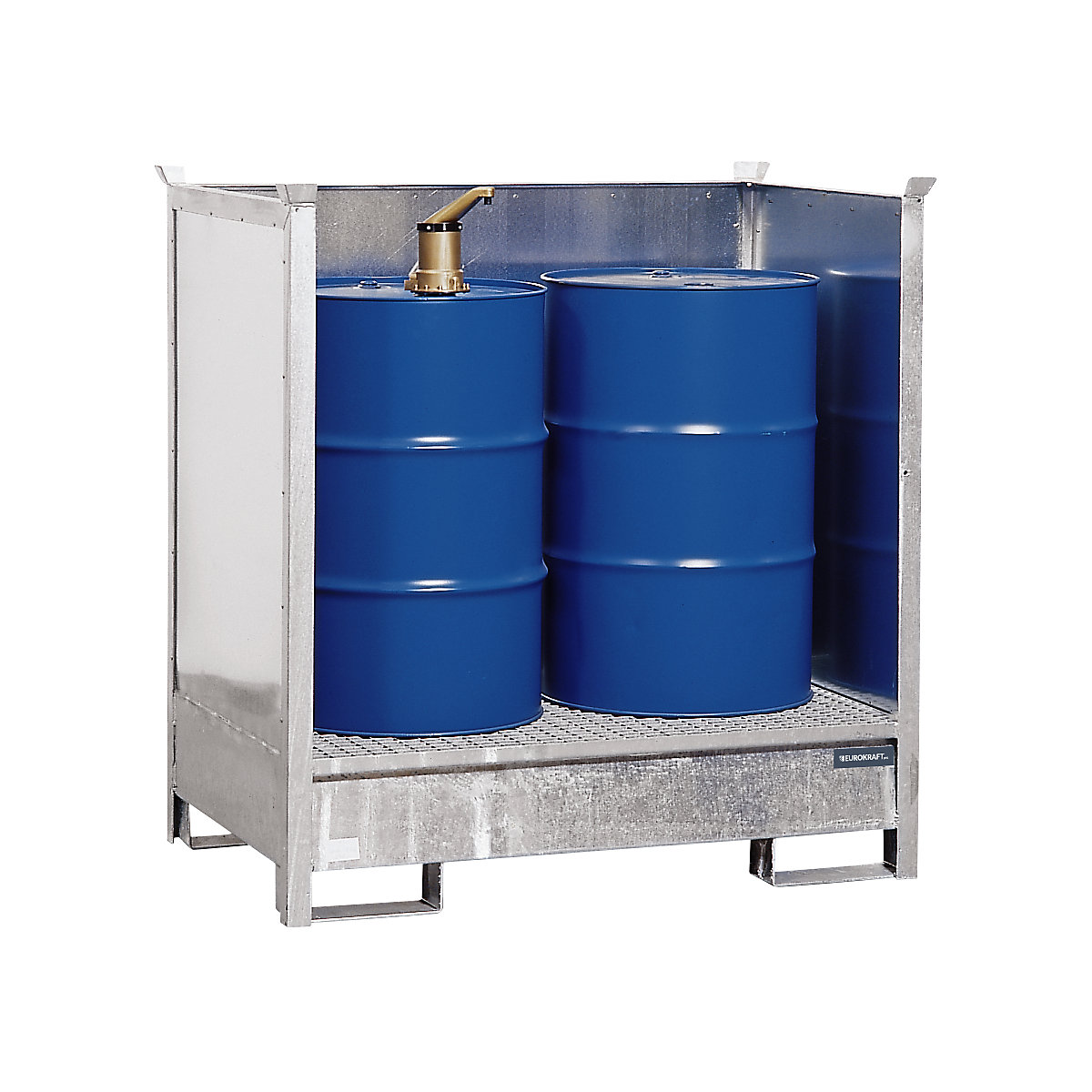 Cubeta colectora para bidones para el transporte y almacenamiento – eurokraft pro