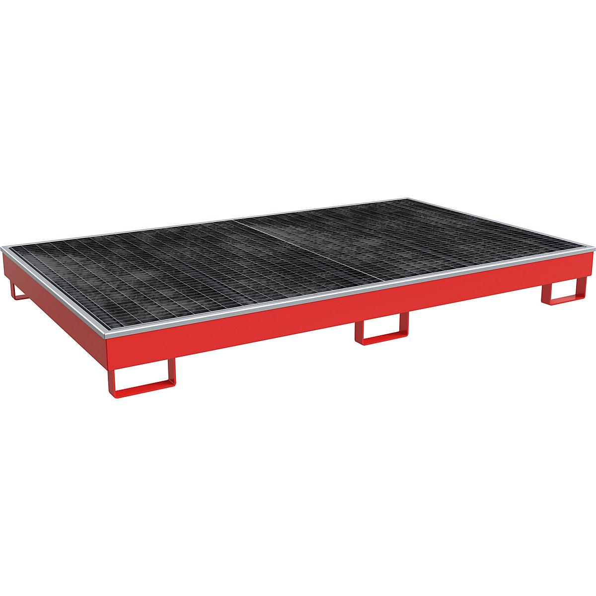 Cubeta de fondo con recipiente interior de PE para estanterías – eurokraft pro (Imagen del producto 3)-2
