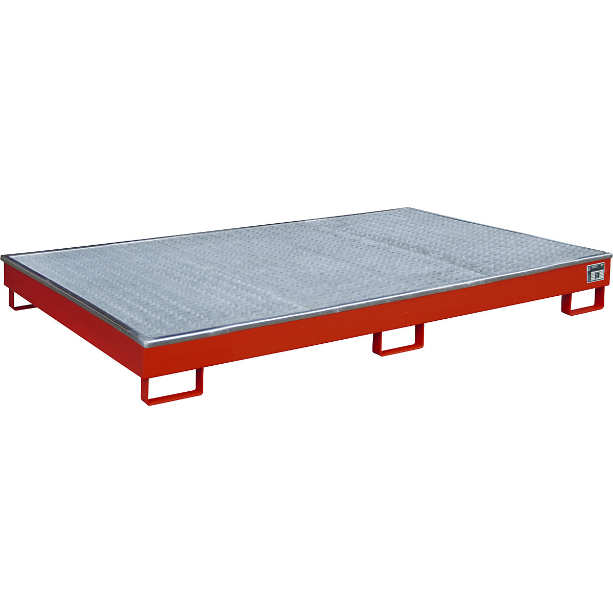 Cubeta de fondo con recipiente interior de PE para estanterías – eurokraft pro