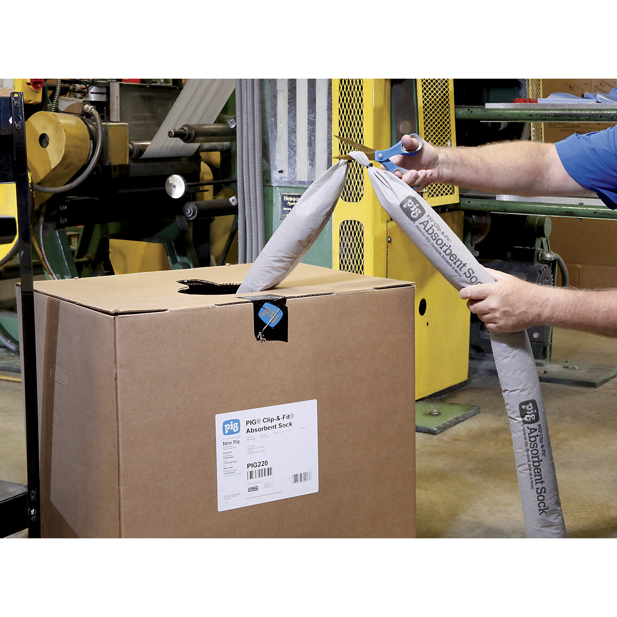 Manguera absorbente de fieltro aglutinante universal CLIP-&-FIT® – PIG (Imagen del producto 2)-1