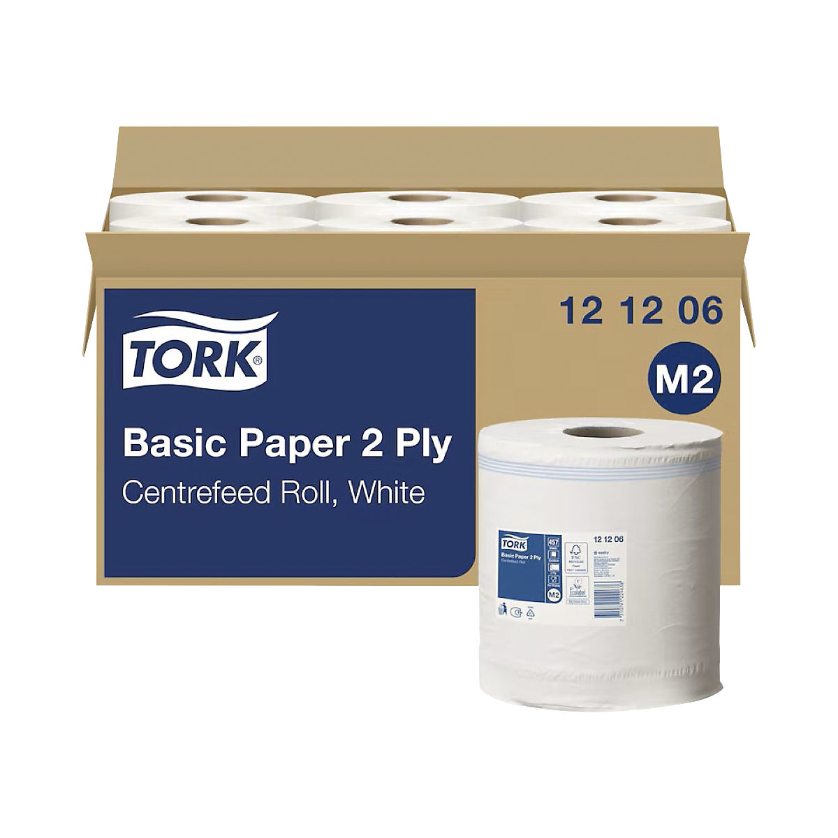 Toallitas de papel estándar con desenrollado interior – TORK (Imagen del producto 3)-2