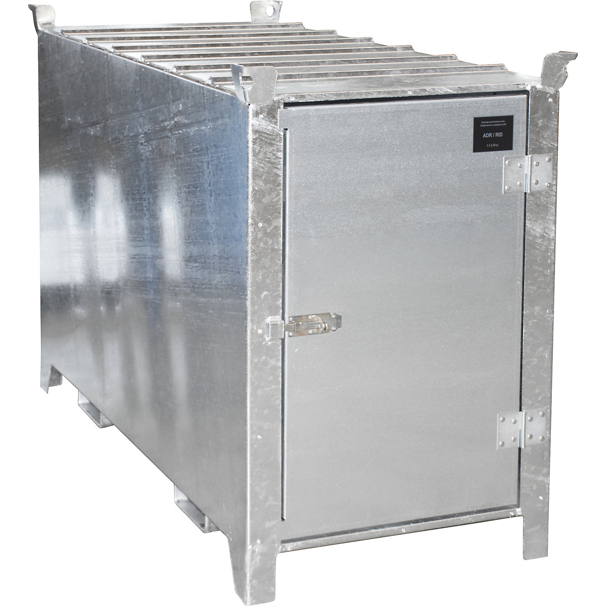 Caja para tubos fluorescentes, galvanizada al horno – eurokraft pro