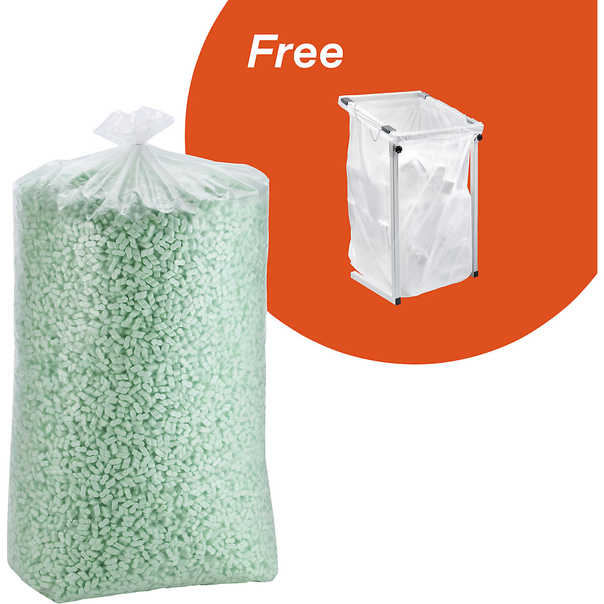 Oferta: 200 bolsas de basura con soporte gratuito