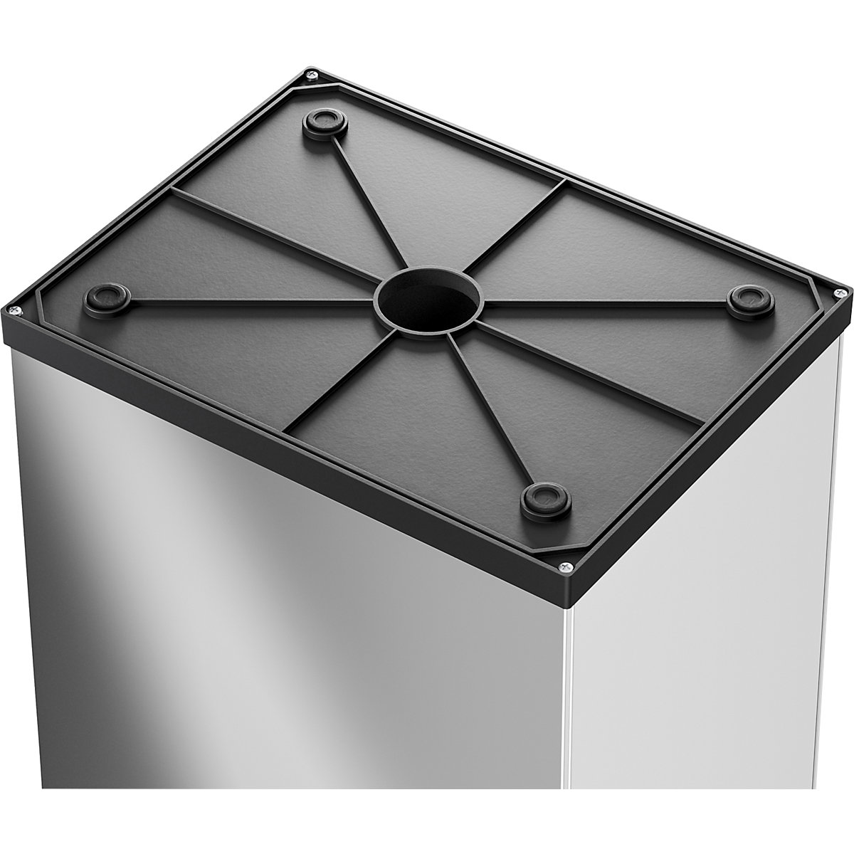 Caja para residuos con tapa oscilante BIG-BOX SWING – Hailo (Imagen del producto 5)-4