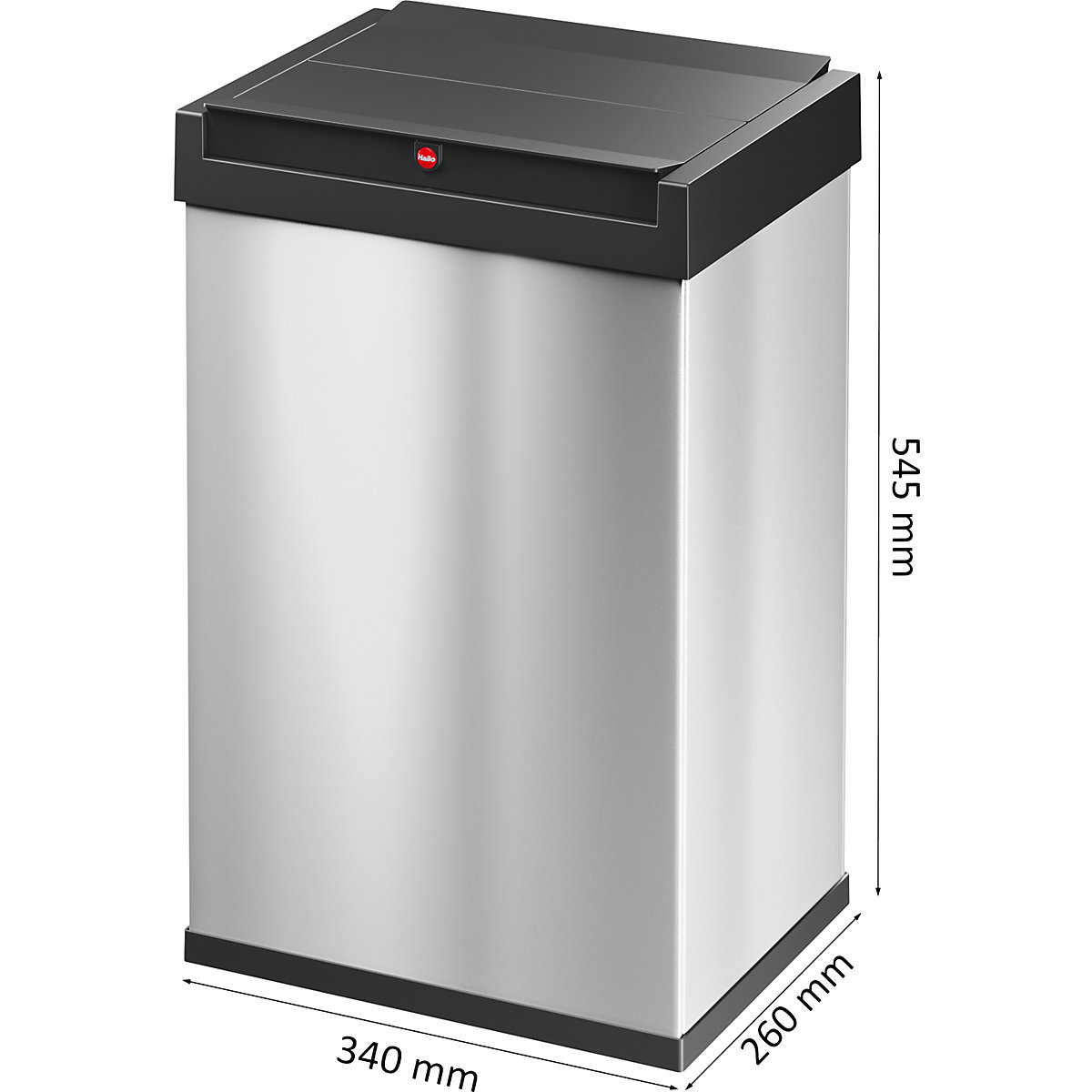 Caja para residuos con tapa oscilante BIG-BOX SWING – Hailo (Imagen del producto 6)-5