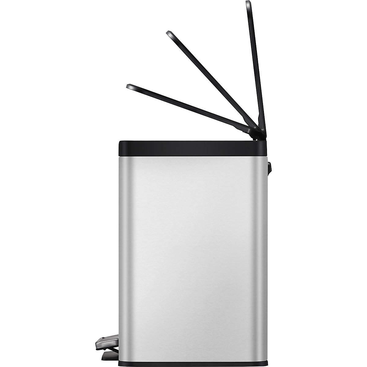 Cubo de basura con pedal Recycler, acero – EKO (Imagen del producto 5)-4