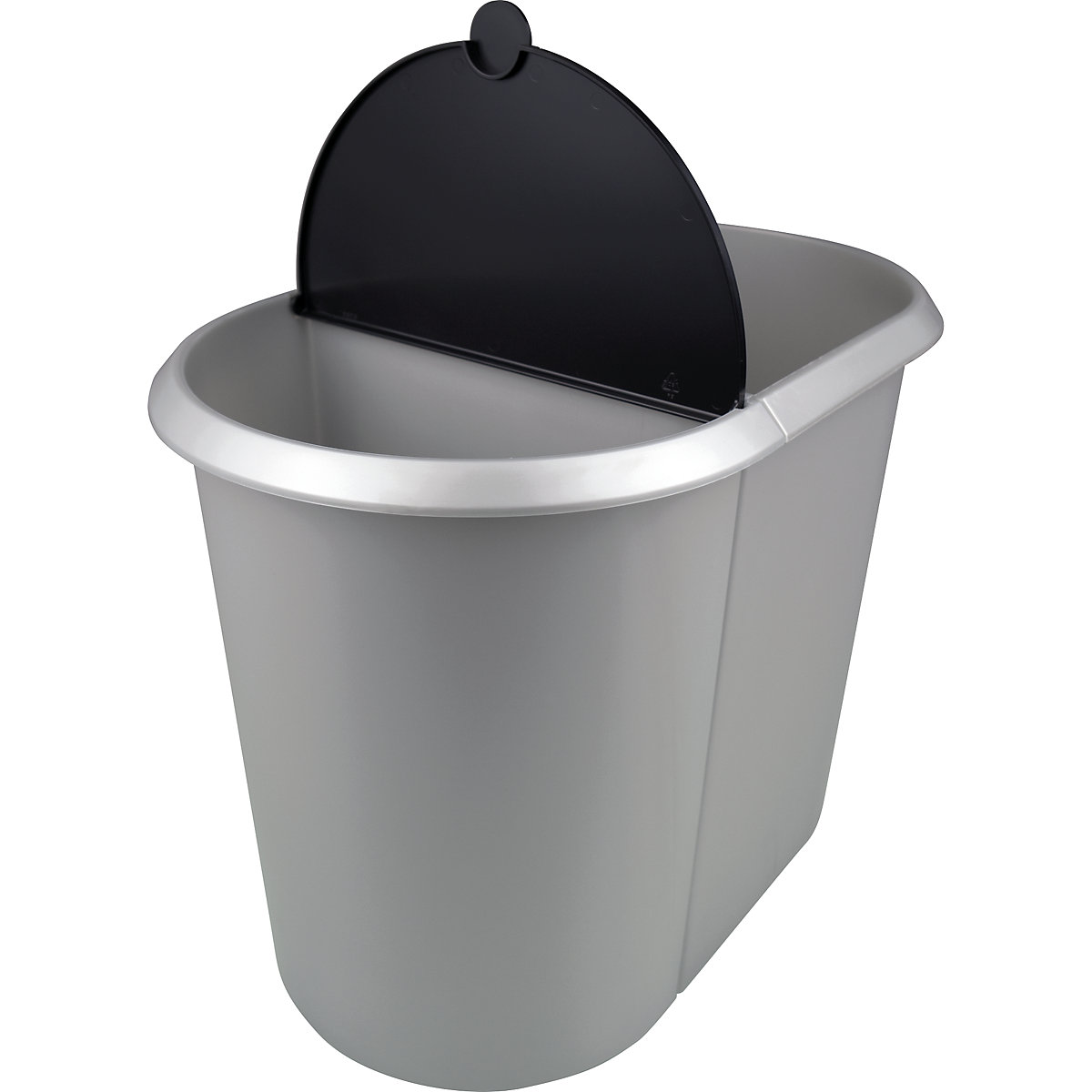 Papelera, plástico – helit (Imagen del producto 5)-4