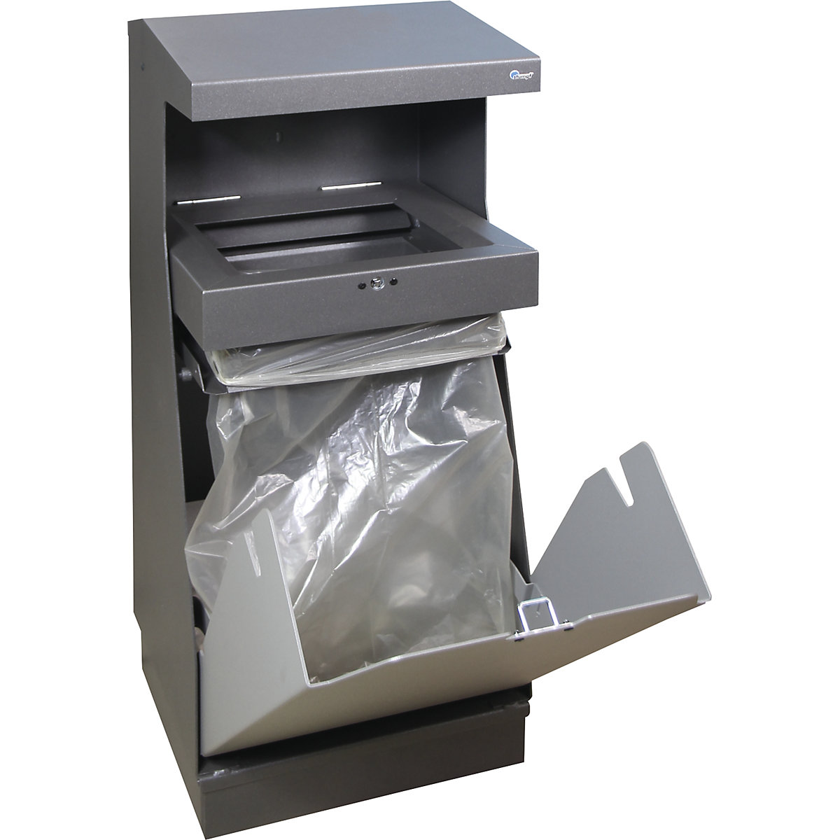 Colector de residuos para exteriores, acero (Imagen del producto 6)-5