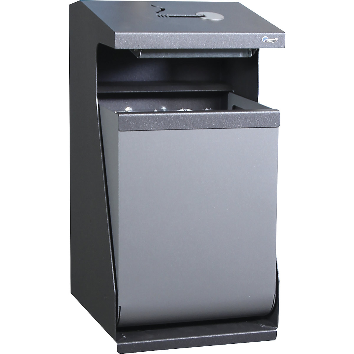 Colector de residuos para exteriores, acero